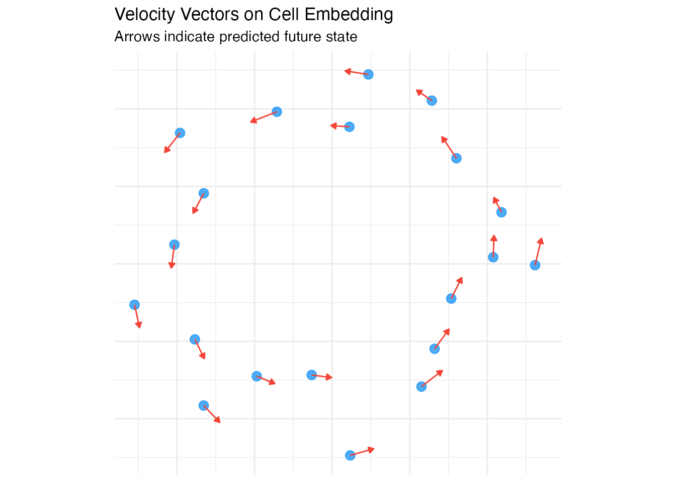 Schematic of velocity-based transition probabilities.